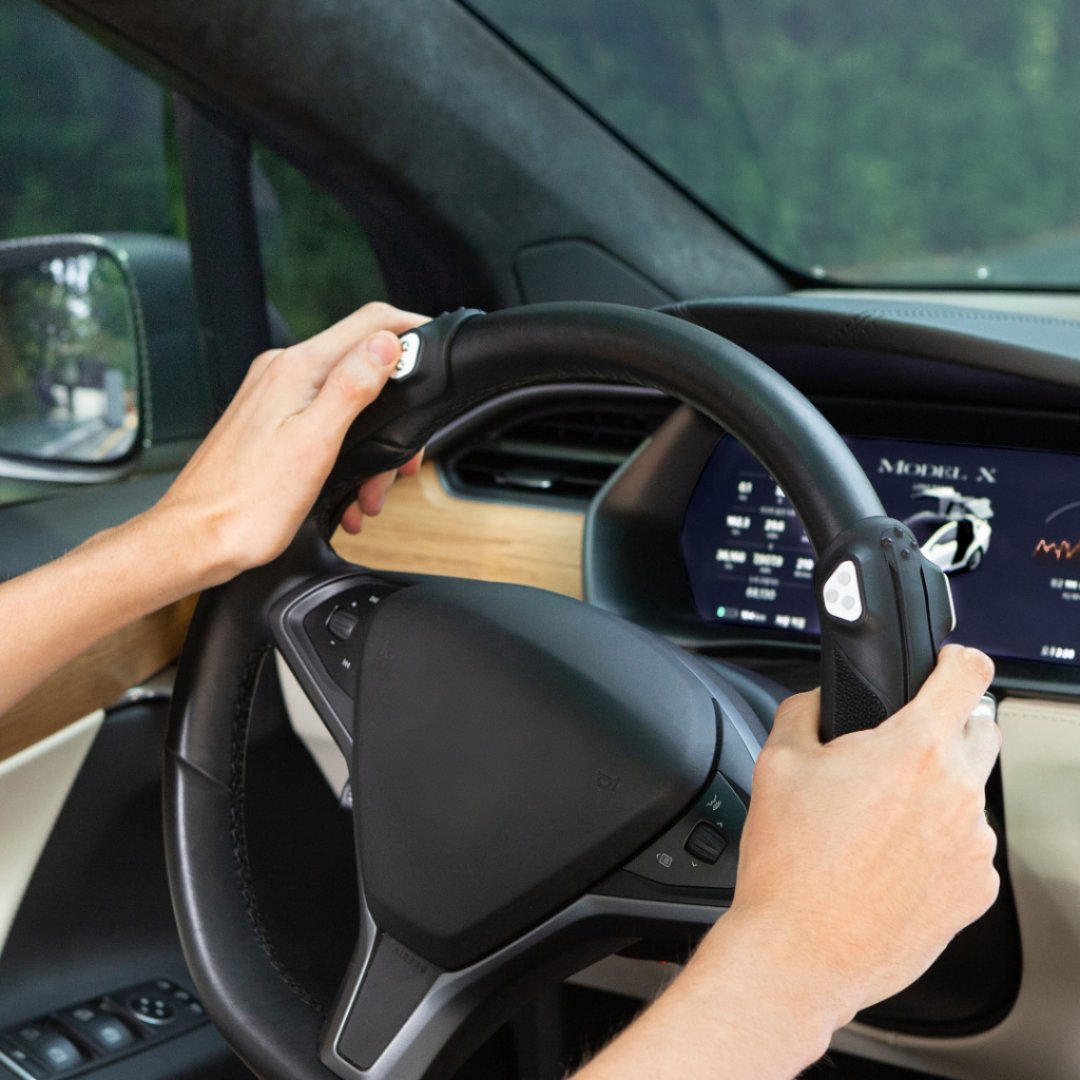 KIMYO WORKS Fidget Steer Grip | ADHD Driving Aid & Anxiety Stress Relief Tool