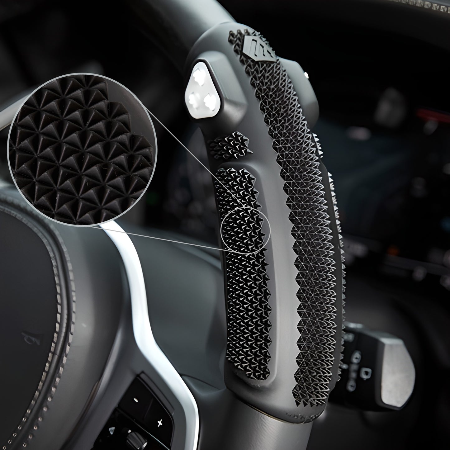 KIMYO WORKS Fidget Steer Grip | ADHD Driving Aid & Anxiety Stress Relief Tool