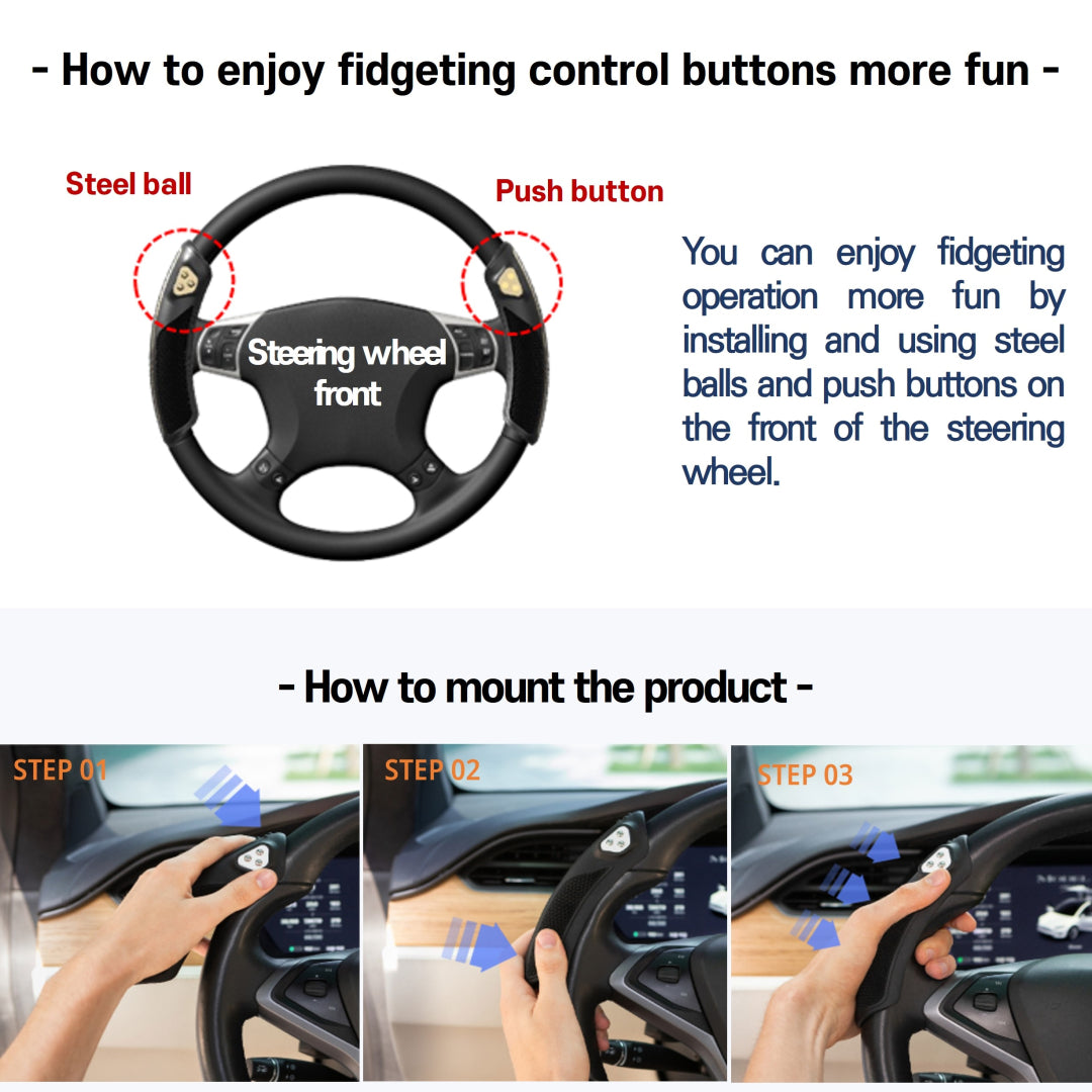 Fidget tool installation method and location