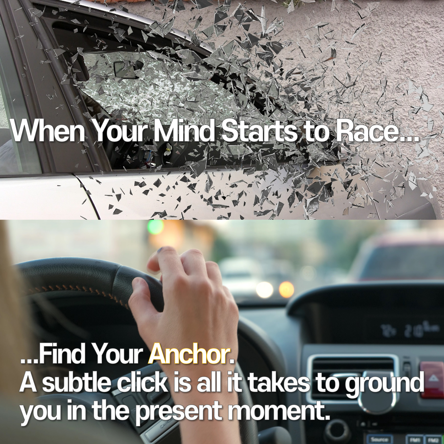 KIMYO WORKS Fidget Steer Grip | ADHD Driving Aid & Anxiety Stress Relief Tool