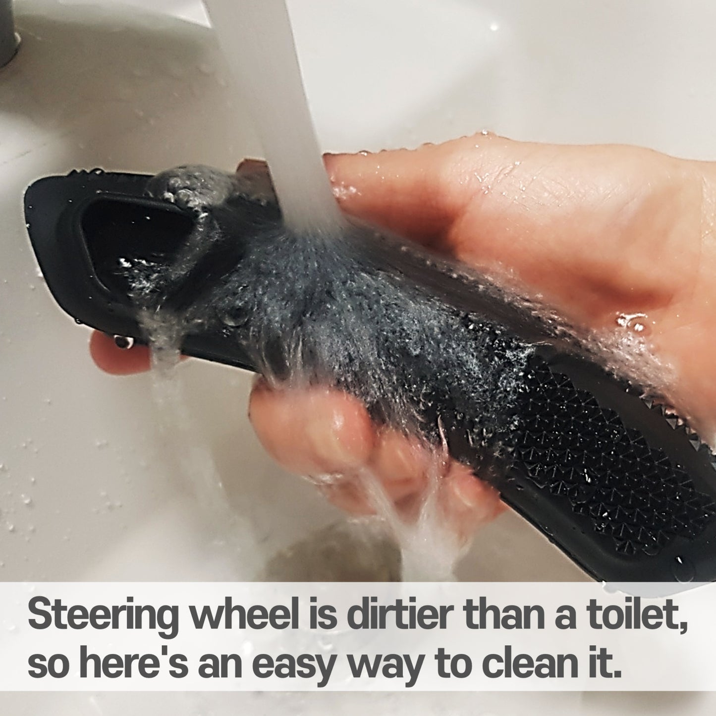 KIMYO WORKS Fidget Steer Grip | ADHD Driving Aid & Anxiety Stress Relief Tool