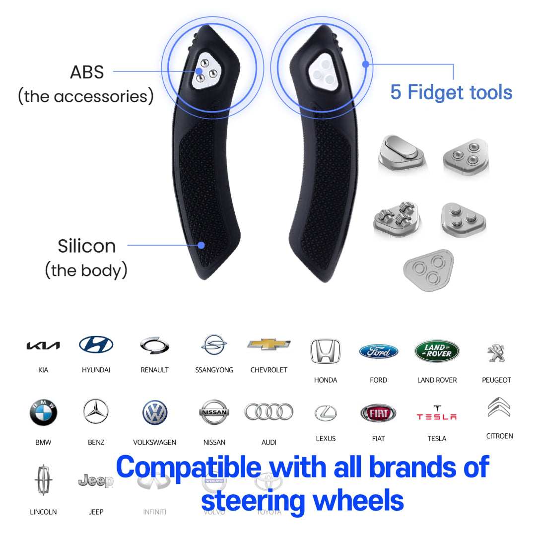 Fidget steer grip body structure