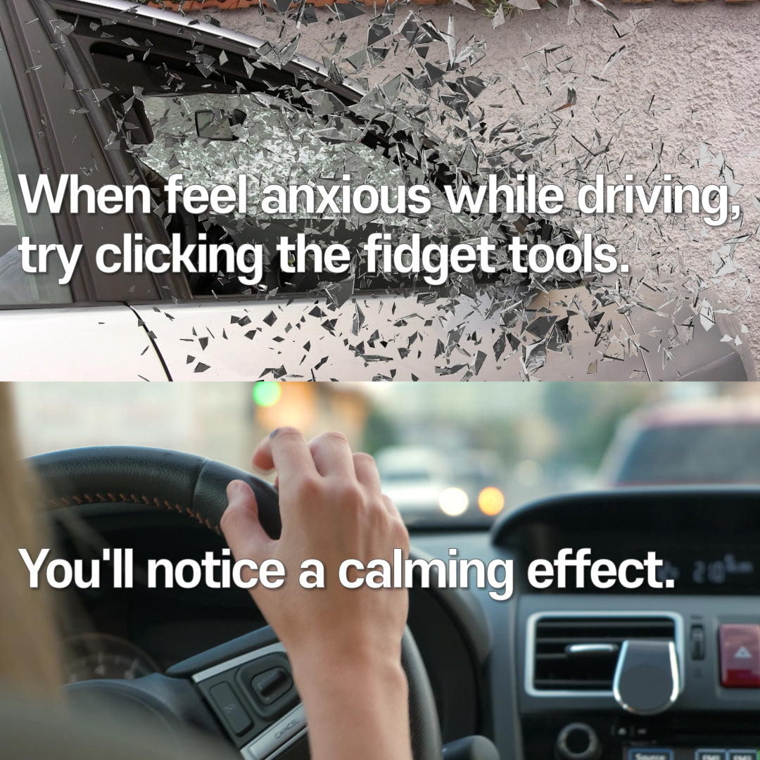 Driving anxiety fidget function