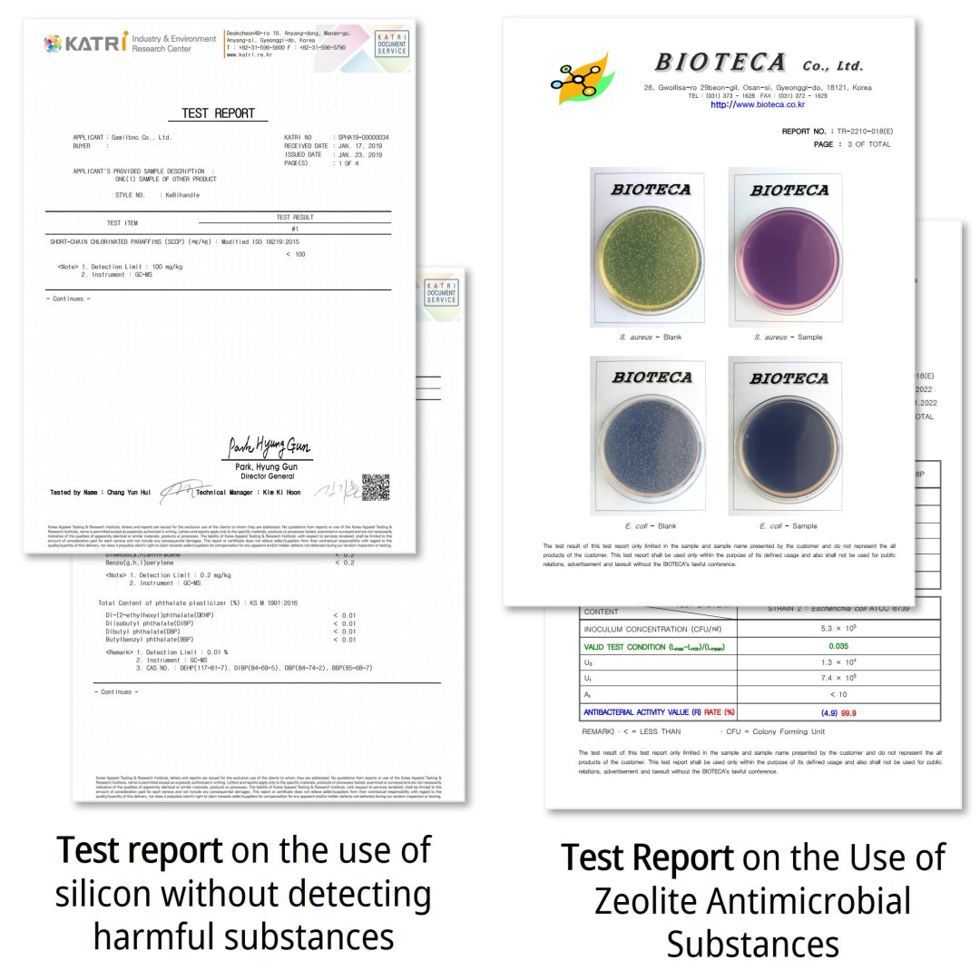 Certified test certificate